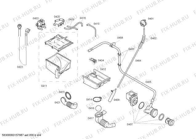 Схема №3 WAE242681W Maxx 7kg с изображением Вакуумный подъемник для стиралки Bosch 00626796