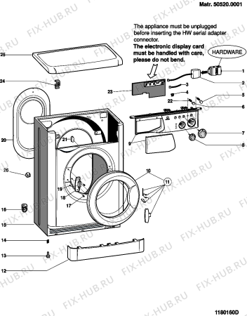 Схема №4 WIU102CSI (F034517) с изображением Другое для стиралки Indesit C00196731
