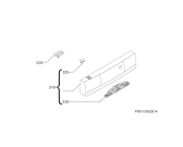 Схема №6 F99009WOP с изображением Блок управления для посудомоечной машины Aeg 973911448007048