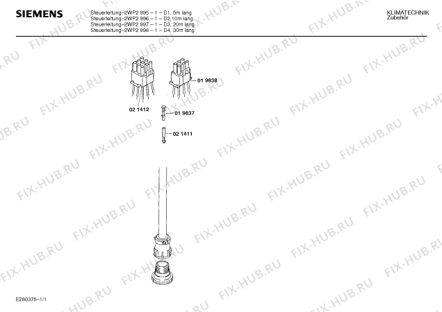 Схема №1 2WP2966 с изображением Корпус для стиралки Bosch 00019838