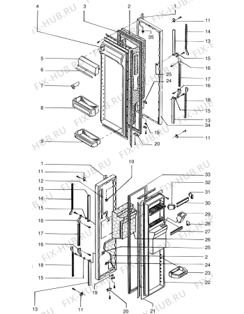 Схема №4 RA72RA710 (F012808) с изображением Полка для холодильника Indesit C00131486