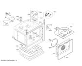 Схема №6 HEG73U150 Bosch с изображением Ручка переключателя для электропечи Bosch 00629017