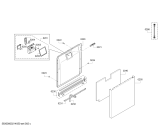 Схема №6 SMU45GS01N, SilencePlus с изображением Передняя панель для электропосудомоечной машины Bosch 11023584