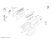 Схема №4 3TW54120A с изображением Панель управления для стиральной машины Bosch 00702879
