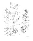 Схема №1 AKZ122/IX/01 с изображением Микромодуль для плиты (духовки) Whirlpool 481221458361