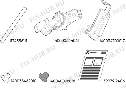 Большое фото - Реле уровня воды для электропосудомоечной машины Electrolux 4055346060 в гипермаркете Fix-Hub