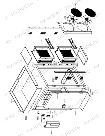 Схема №1 ACO 085 с изображением Уплотнение для холодильной камеры Whirlpool 482000003760