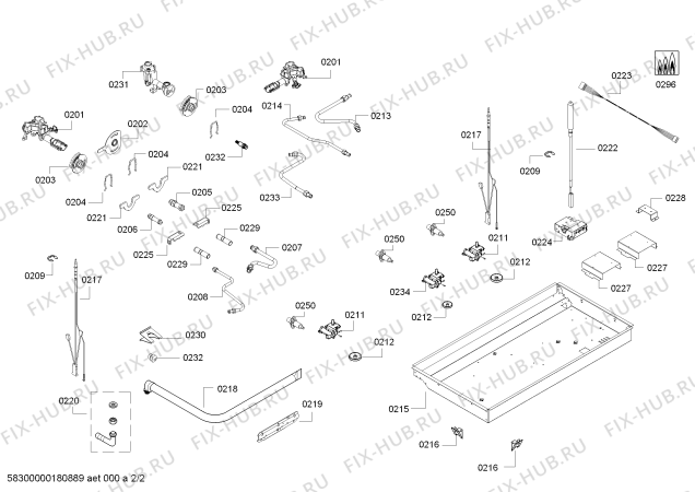 Схема №1 ER45K155MX с изображением Скоба для плиты (духовки) Siemens 11013084