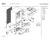 Схема №4 KGU40172 с изображением Дверь для холодильной камеры Bosch 00240841