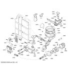 Схема №5 SF64M330GB с изображением Крышка для электропосудомоечной машины Bosch 00187150
