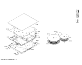 Схема №2 3EB967LU с изображением Стеклокерамика для электропечи Bosch 00774085