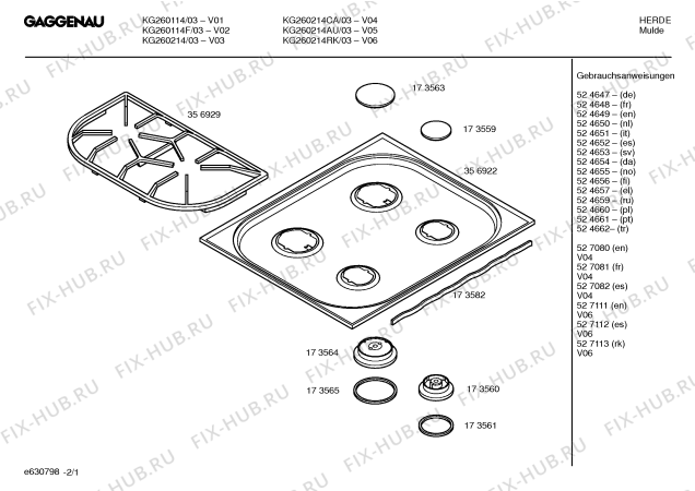 Схема №2 KG260224RK с изображением Переключатель для электропечи Bosch 00267574