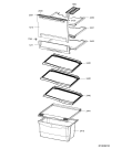 Схема №4 IRN 395/I с изображением Держатель для холодильной камеры Whirlpool 482000003383