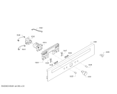 Схема №5 CF234650S с изображением Панель управления для электропечи Bosch 00675789