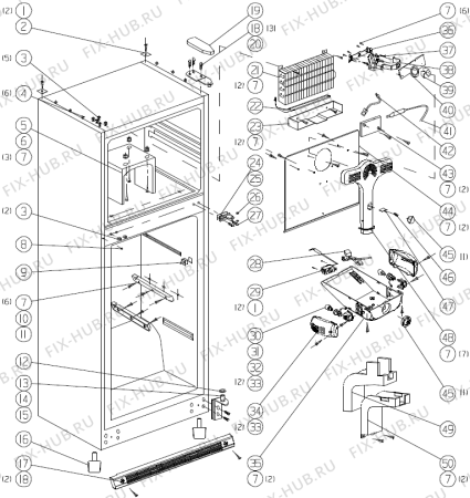 Схема №1 NRF71510W (277053) с изображением Всякое для холодильника Gorenje 299250