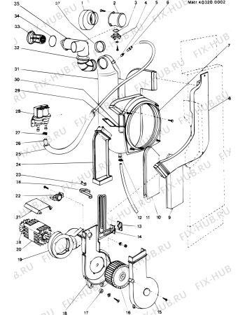 Схема №1 948WD (F003493) с изображением Тэн для стиралки Indesit C00020978