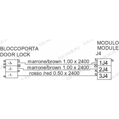 Электролиния для стиральной машины Indesit C00145337 в гипермаркете Fix-Hub