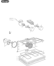 Схема №5 DEF909GW с изображением Субмодуль для плиты (духовки) DELONGHI 35M9S002A