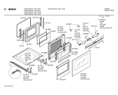 Схема №4 HEN762A с изображением Фронтальное стекло для плиты (духовки) Bosch 00210036