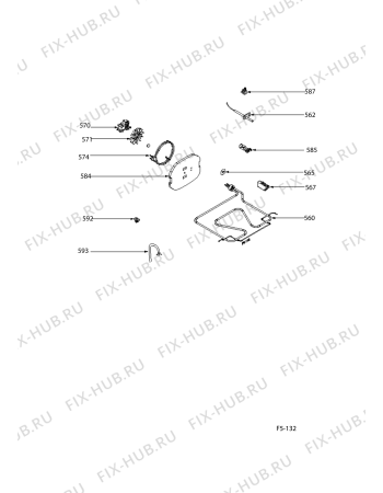 Схема №3 MWH422AX (F058856) с изображением Обшивка для духового шкафа Indesit C00275601