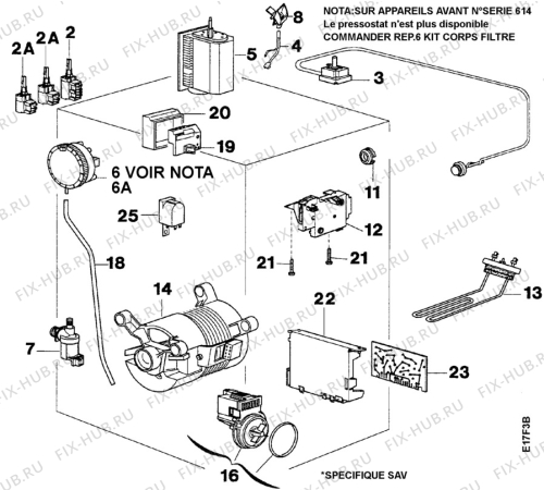 Взрыв-схема стиральной машины Zanussi TL863V - Схема узла Electrical equipment