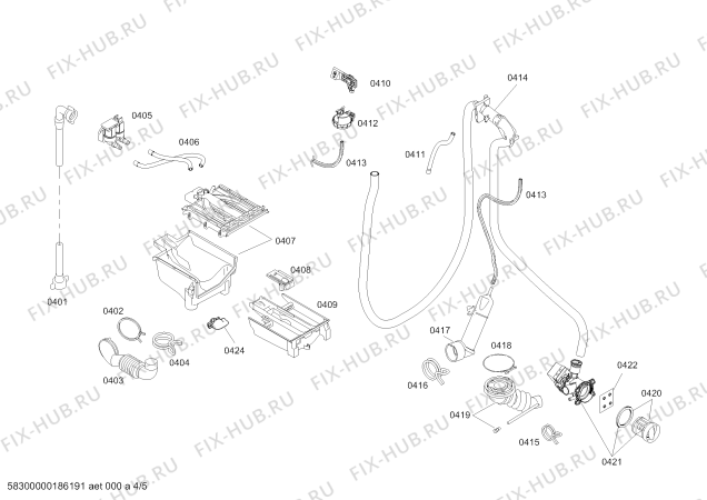 Схема №4 WM14P480AU IQ500 iSensoric с изображением Панель управления для стиральной машины Siemens 11007626