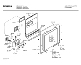 Схема №4 SE55490 с изображением Вкладыш в панель для посудомойки Siemens 00357905