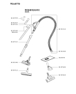 Схема №2 RO6481EA/410 с изображением Инструкция по эксплуатации для электропылесоса Rowenta RS-RT4367