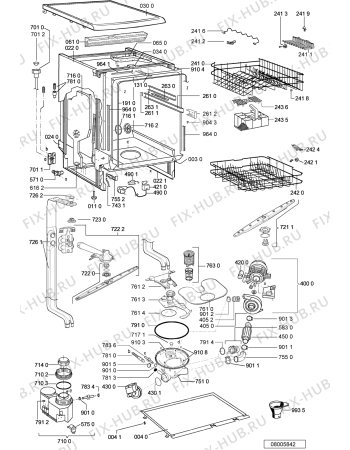 Схема №2 LPA 76 с изображением Обшивка для посудомоечной машины Whirlpool 481254378504