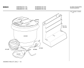 Схема №3 MUM4420UC Compact 400W Kitchen Center с изображением Крышка для кухонного комбайна Bosch 00484368