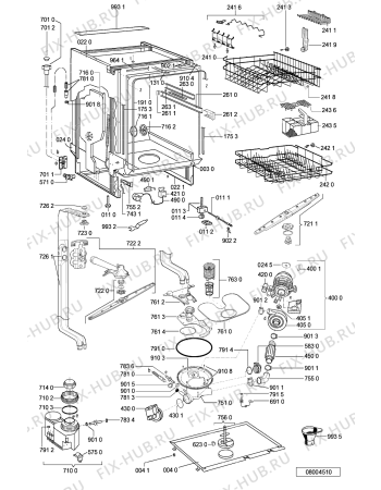 Схема №2 ADG 6330/3 WH с изображением Обшивка для посудомоечной машины Whirlpool 481245372778