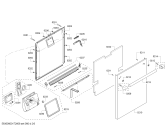 Схема №4 DWHD440MFP see VO Text с изображением Внешняя дверь для посудомойки Bosch 00770362