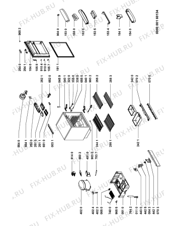 Схема №1 ARG585A2 (F091254) с изображением Наставление для холодильника Indesit C00354423