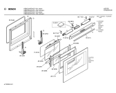Схема №5 HBN522AFN с изображением Панель управления для плиты (духовки) Bosch 00351057