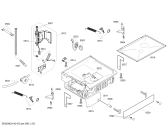 Схема №5 SGU54E08SK с изображением Панель управления для посудомоечной машины Bosch 00673007