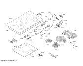 Схема №1 EF781501 с изображением Дисплейный модуль для плиты (духовки) Siemens 00490381