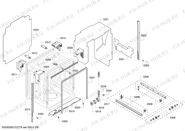 Схема №6 SHE65P02UC с изображением Кабель для посудомоечной машины Bosch 00650902