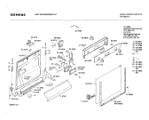 Схема №4 SN24000II с изображением Передняя панель для электропосудомоечной машины Siemens 00270242