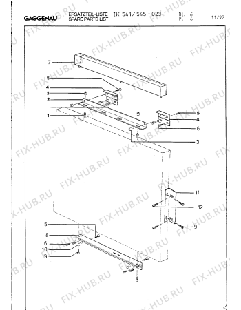 Схема №11 IK541023 с изображением Решетка для холодильника Bosch 00294462