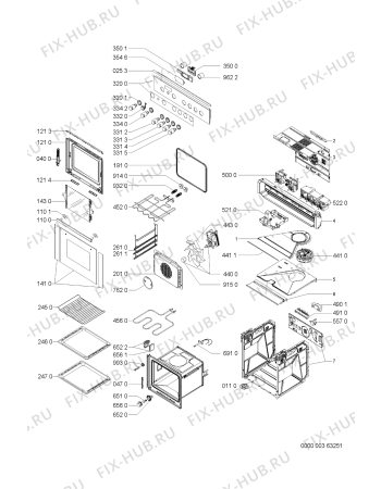 Схема №1 EMZH 5862/IN с изображением Переключатель для духового шкафа Whirlpool 481241279001