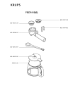 Схема №4 F9374110(0) с изображением Покрытие для электрокофемашины Krups MS-0909629