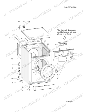 Схема №2 WIL1400OTFR (F039488) с изображением Пластинка для стиралки Indesit C00262984