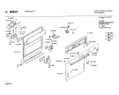 Схема №5 0730302665 SMI43004 с изображением Панель для посудомоечной машины Bosch 00118010