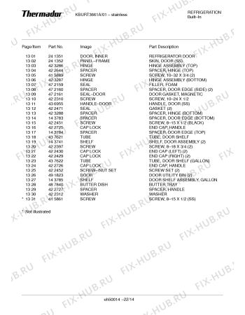 Схема №17 KBULT3671A с изображением Зажим для посудомойки Bosch 00422396