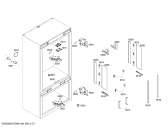 Схема №5 B36ET71SN с изображением Стеклопанель для холодильной камеры Bosch 00678634