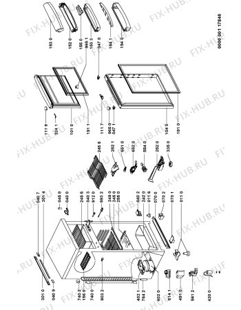Схема №1 ARZ 9250/H с изображением Поверхность для холодильника Whirlpool 481245838079