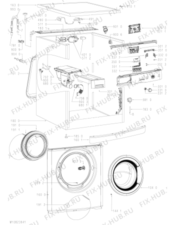 Схема №2 PFLS 61002P с изображением Микромодуль для стиральной машины Whirlpool 481010770772