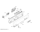 Схема №5 SE54M569EU с изображением Передняя панель для электропосудомоечной машины Siemens 00706613