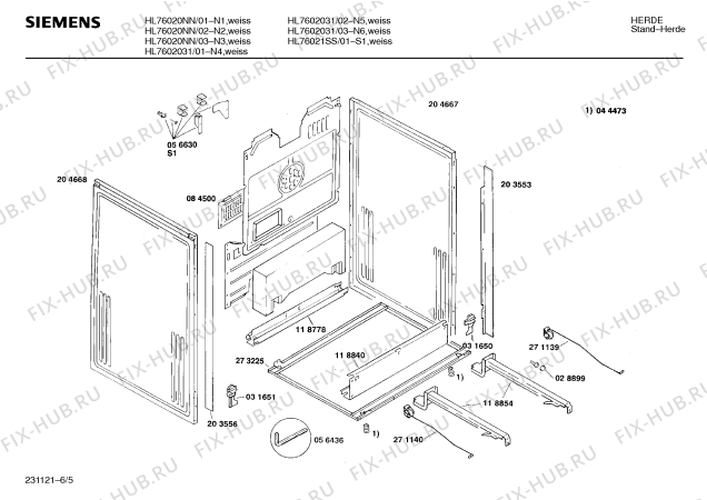 Схема №6 HB95120 с изображением Трансформатор для духового шкафа Siemens 00058106