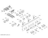 Схема №4 HC743541G с изображением Панель управления для духового шкафа Siemens 00449919